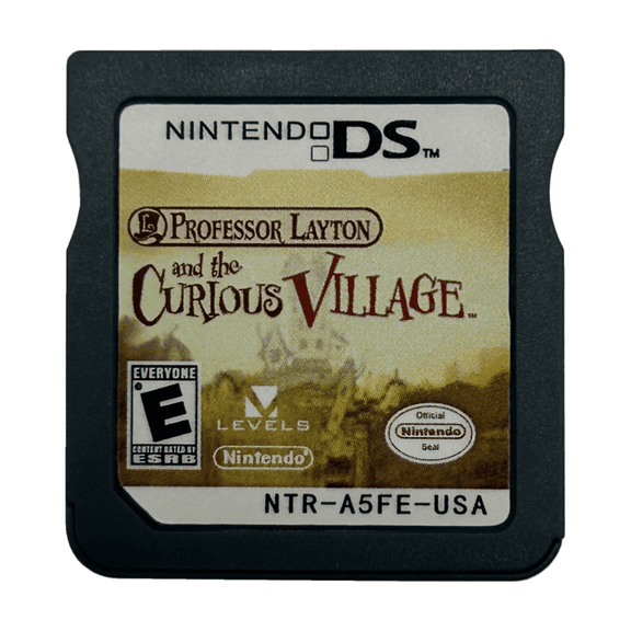 Professor Layton and the Curious Village NDS Game DS Cartridge