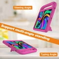 thumbnail image 5 of ShellTech Kids Case for Lenovo Tab M11 11inch TB330FU TB330XU, Shockproof EVA Case Kickstand Handle Cover for Lenovo Tab M11 2024,Rose, 5 of 7