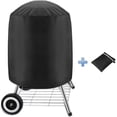 thumbnail image 5 of Cubierta para parrilla resistente, Compatible con parrillas de carbón de 22 pulgadas, cubierta para parrilla de barbacoa al aire libre, en comparación con 27,5 "de diámetro x 27,5" de alto, 5 of 5