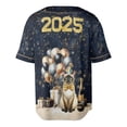 thumbnail image 2 of Happy New Year Siamese Welcome 2025 Balloon Firework Party All Over Print 3D Baseball Shirt Cat Lover Kitten Owner Gifts Softball Sport - 01014, 2 of 6