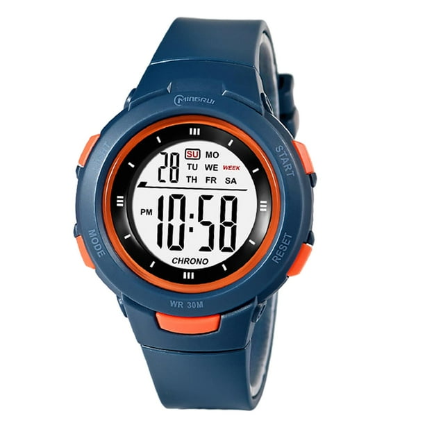 Reloj Digital para Y Ninas Relojes Electronicos Impermeables para Exteriores Reloj de Calendario Multifuncion Luz oscuro CUTICAT Reloj electronico Bodega Aurrera en linea