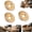3pcs*Circular Arc, variant on Angle Grinder Polishing Pad,Heavy-Duty Wood Carving Shaping Disc Set for Angle Grinder 4" & 4 1/2 Inch,Woodworking Attachment Buffing Wheels (Mix)