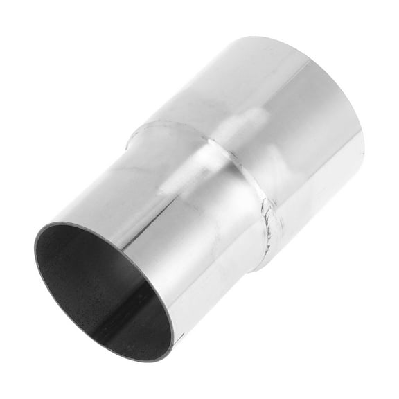 Mandrel Exhaust Pipe Adapter Concentric Reducer Car Exhaust Pipe Tubing Piping Adapter 2.25" OD to 2.5" OD 4" Length 201 Stainless Steel Silver Tone
