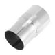 thumbnail image 1 of Adaptador reductor de tubo de escape mandrel para automóvil 2.25" OD a 2.5" OD 4" de longitud acero inoxidable 201 tono plateado, 1 of 1
