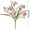 #-【Rose】| Jonquilles artificielles réalistes, variant on Bouquet de Fleurs Artificielles en Soie - Centre de Table Réaliste pour la Décoration Intérieure et Extérieure, Idéal pour Les, Blanc, JKODE