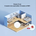 thumbnail image 4 of Alarm Call Bell, Emergency Call Button Compact Size WiFi Connectivity  For Seniors For Home, 4 of 8