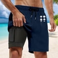 thumbnail image 2 of Kcolen Mens Swim Trunks 7 Inch Quick Dry Drawstring Mens Swim Shorts Lightweight Swimsuit for Men Liner Compression Summer Beach Men Swim Brief, 2 of 4