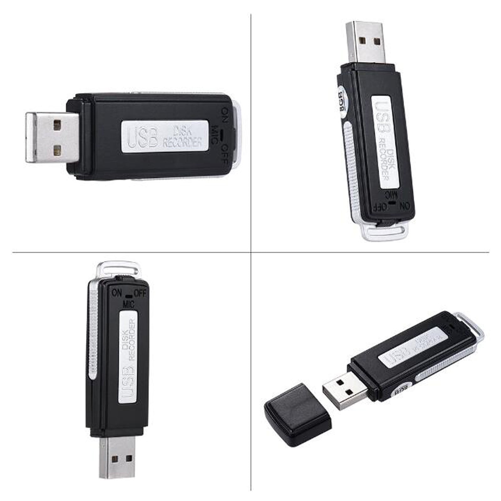 8GB Portable USB Digital Audio Voice Recorder for Smart Home and Use