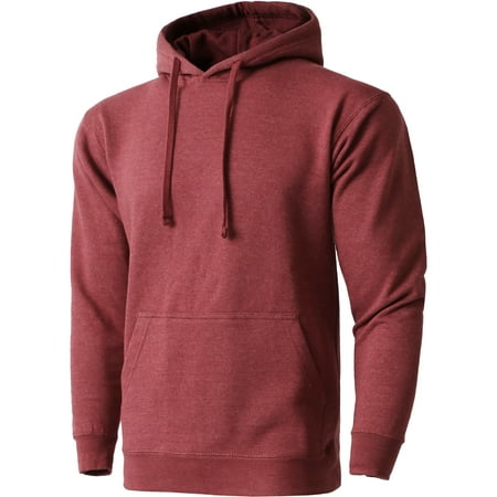 - Mens Pullover Hoodie Heavyweight Long Sleeve Casual Sweatshirt