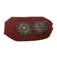 thumbnail image 4 of Unique Bargains 1 Pc Headband Wide Five Petals Hairband for Women Gold Tone, 4 of 5