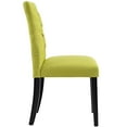 thumbnail image 4 of Modway Duchess Button Tufted Fabric Dining Chair in Wheatgrass, 4 of 5