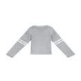thumbnail image 4 of Pull pour Femmes Manches Longues Col Tricoté Cœur Ample Fête de Rue Chemise Décontractée Rose TG, 4 of 5