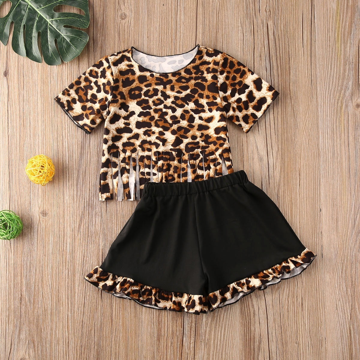 animal print baby dress