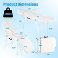 thumbnail image 3 of Giantex Portable Massage Table, Adjustable Professional Therapy, Facial Cradle Salon Bed, 3 of 9