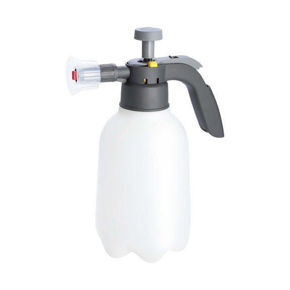 Pulverizador de espuma con bomba, herramienta de limpieza, riego, ergonómico, 2 l, fácil de usar, pulverizador de espuma manual, herramienta de lavado