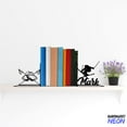 thumbnail image 4 of Handmadetneonsign Skiing Man Metal Bookends, Skiing Man Name Bookend, Skiing Table Bookshelf Decor 045021, 4 of 4