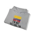 thumbnail image 4 of Colombia Colombian Pride Flag Hoodie, Gifts, Hooded Sweatshirt, 4 of 4