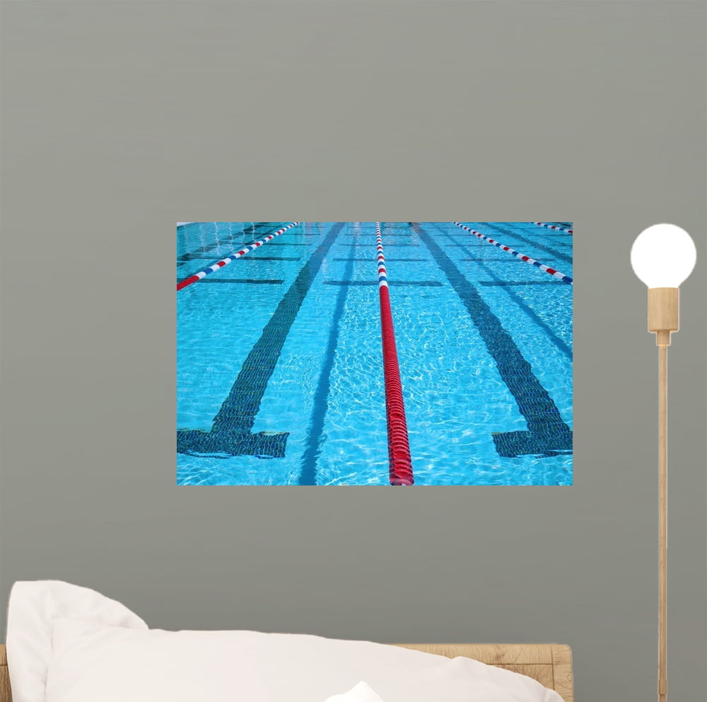 Pool Stickers Pool Wall Mural Decal Sticker, Wallmonkeys Peel & Stick Vinyl Graphic ...