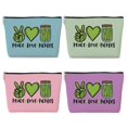 thumbnail image 1 of Bolsa de cosméticos Jeilink, paquete de 4 unidades, Pickle Gifts, 9,8 x 7 pulgadas, 1 of 7