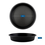Mainstays 9 x 9 Round Nonstick Steel Cake Pan, Dark Gray
