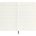thumbnail image 5 of Moleskine 2024 Daily Planner, 12M, Large, Scarlet Red, Soft Cover (5 x 8.25), 5 of 8