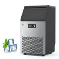 thumbnail image 2 of FOLDLIFE Commercial Ice Maker Machine, Under Counter Ice Maker, 150LBS/24H with 33LBS Ice Storage Bin, Stainless Steel Freestanding Ice Machine with Ice Scoop, Self-Cleaning, for Business and Home Use, 2 of 7