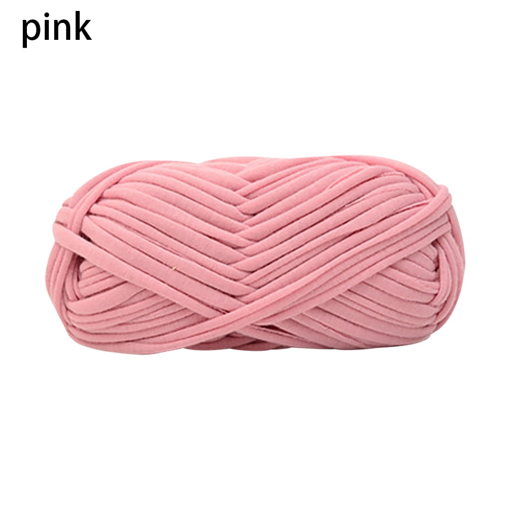 Zanvin Home Textiles Home Diy Crochet Thread Of Cotton Wool Hand Woven Basket Thick Knitted Blanket Pink