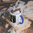thumbnail image 5 of 3dRose, Boston Terrier Portrait, 11oz Two-Tone Blue Mug, 5 of 7