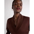 thumbnail image 4 of Scoop Women's and Women's Plus Ultimate Scubaknit V Neck Sweatshirt, Sizes XS-4X, 4 of 5