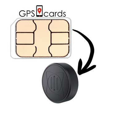 GPS Sim Cards for GF10 Mini Magnetic Tracker - $5 Prepaid GSM GPRS GPS Real-Time Tracker Plan  for Cars, Kids, Pets, Geofence