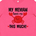 thumbnail image 4 of Inktastic Memaw Loves Me Grandson Gift Youth T-Shirt, 4 of 5