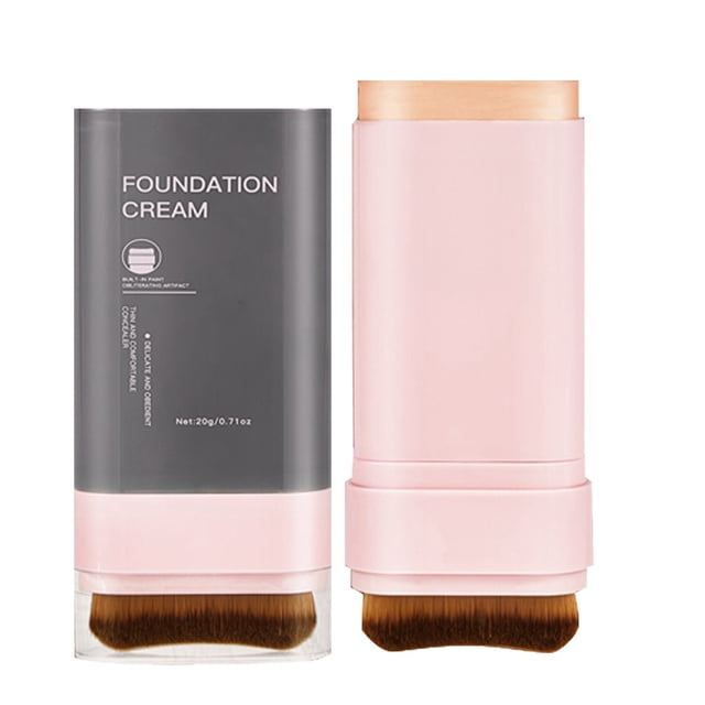 Clear Concealer Foundation Stick 5 Colors With Brush Head Skin And Sweat Proof Liquid Foundation