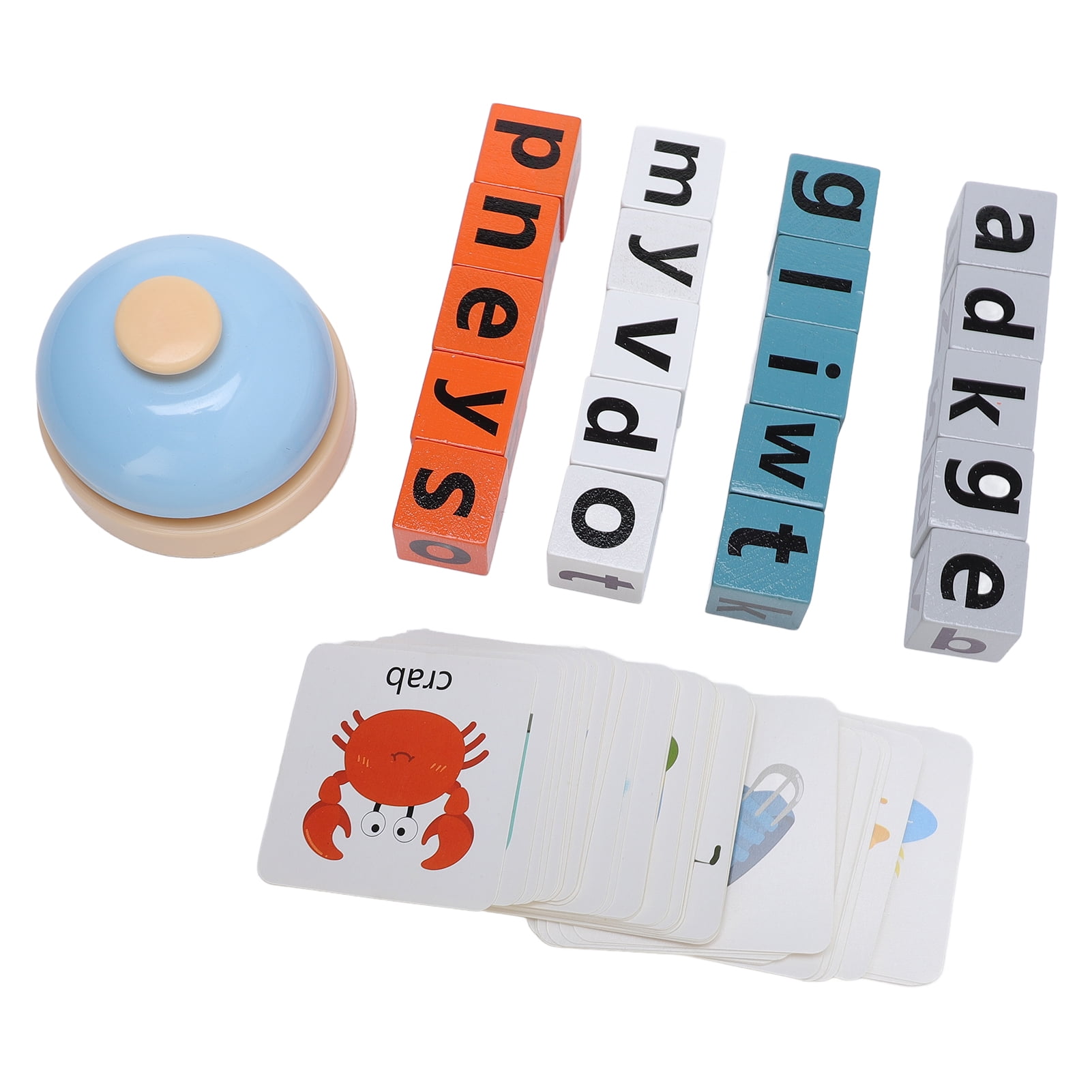 Jeu D'orthographe Montessori En Bois - 65 Lettres Et 28 Cartes - Apprendre L'alphabet En S'amusant Dès 3 Ans