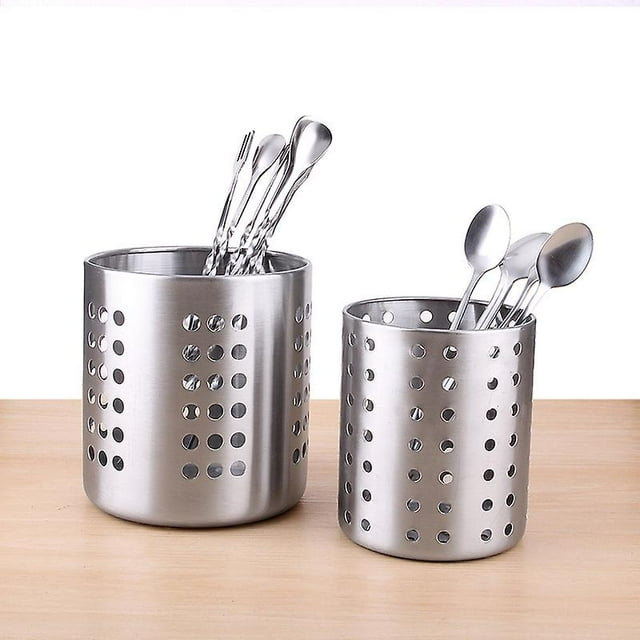 Soporte de Utensilios de Cocina Afortunado Acero Inoxidable Sencillez