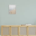 thumbnail image 2 of Stupell Industries Foggy Sky Beach Shoreline Landscape Illustration Photography White Framed Art Print Wall Art, 16x20, by Elizabeth Urquhart, 2 of 6