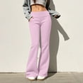 thumbnail image 2 of ZIXKCGDSE Womens Flared Yoga Pants with Pockets High Waisted Flare Leggings Dress Pants Size XL, 2 of 4