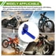 thumbnail image 3 of Empuñadura del Acelerador de 22mm Unique Bargains 1 Tornillo de Ajuste Azul M10 Cable del Acelerador Blanco de 120cm Aleación de Aluminio para Motocicleta KLX CR para CRF EXC XR TTR CB SSR ATV, 3 of 6