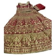 thumbnail image 3 of Traditional Girls Lehenga Choli Set, Cultural Wear for Kids,019, 3 of 4