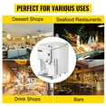 thumbnail image 6 of VEVOR Ice Shaver Machine Electric,Snow Cone Machine Commercial 265 LBS/H,Shaved Ice Machine with Ice Hopper & Lid, 250W Ice Crusher with Drain Pipe Tabletop with Adjustable Fineness, 6 of 9