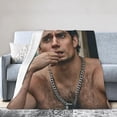 thumbnail image 2 of Henry Cavill Fleece Blanket for Couch - Throw Blanket Lightweight Henry Cavill Merch Super Soft Cozy Luxury Bed Blanket Microfiber and Throws for Sofa, Black, throw-01, 2 of 6