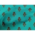 thumbnail image 4 of oneOone Cotton Poplin Fabric Leaves & Floral Block Print Fabric BTY 42 Inch Wide, 4 of 4