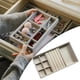 thumbnail image 3 of Bandeja apilable para joyas, caja de almacenamiento portátil multiusos de terciopelo, cajón para joyas otros, 3 of 9