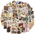 thumbnail image 2 of Vintage Stickers, 100 Aesthetic Retro Stickers, 2 of 5