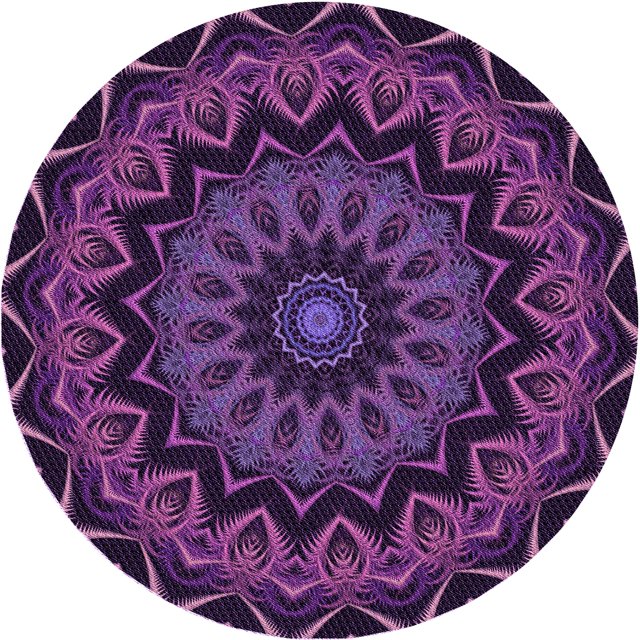 Ahgly Company Machine Washable Indoor Square Transitional Orchid Purple Area Rugs, 3' Square