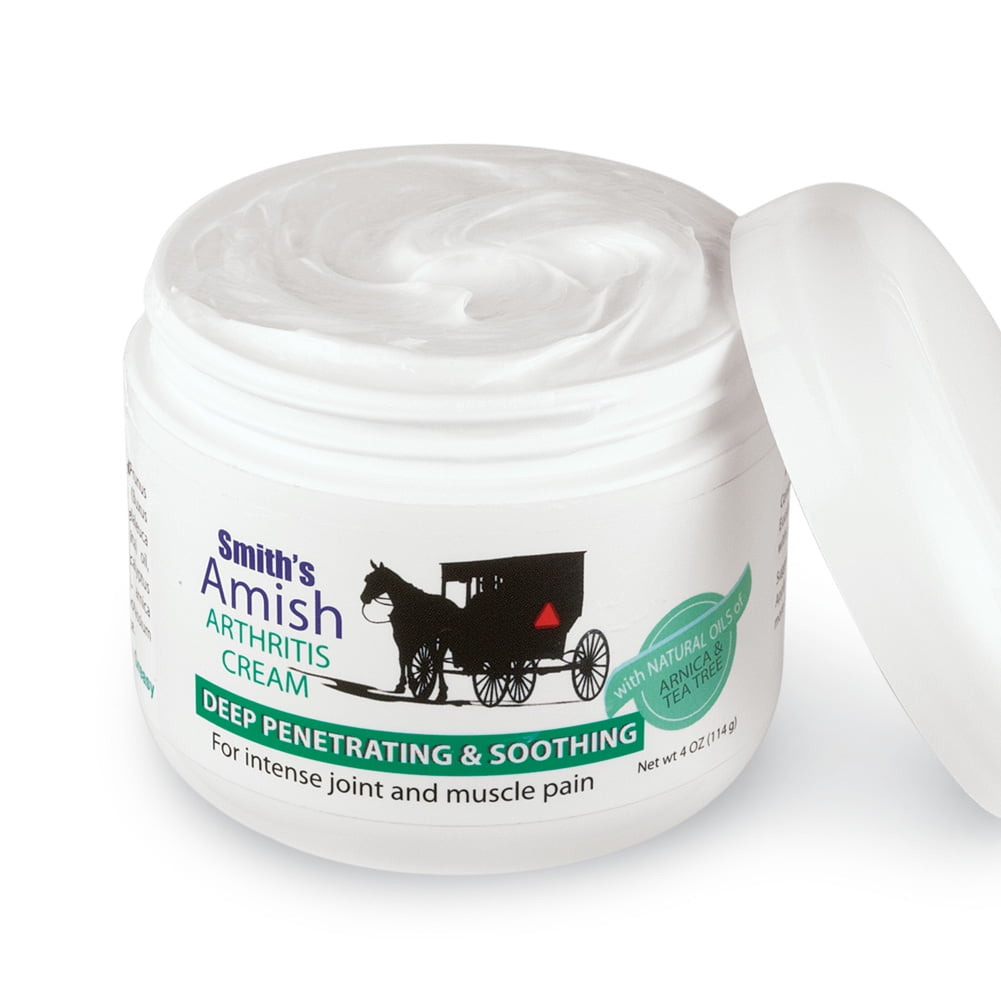 Collections Etc Smith's Amish Arthritis Cream (4 oz) with Botanicals of