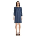 thumbnail image 2 of The Pioneer Woman 3/4 Smocked Sleeve Drop Shoulder Dress, Women's, Sizes XS-3X, 2 of 7