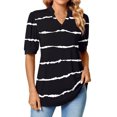 thumbnail image 6 of Aloohaidyvio Tops for Women,Womens Fashion T-Shirt Short Sleeves Puff Sleeve Blouse V-Neck Casual Tops, 6 of 6