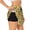 Black, variant on Ethnic African Print Women's Running Double Layer Shorts High Waisted with Pockets Elastic Yoga Workout Athletic Gym Sports