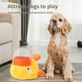 thumbnail image 3 of Duck Treat Dispenser, Duck Dog Treat Food Dispenser, 2-in-1 Interactive Dog Puzzle Toy & Slow Feeder, Fun Treat Dispenser for Small & Medium Dogs, Reduces Bloating, Promotes IQ Training (2*Yellow), 3 of 7