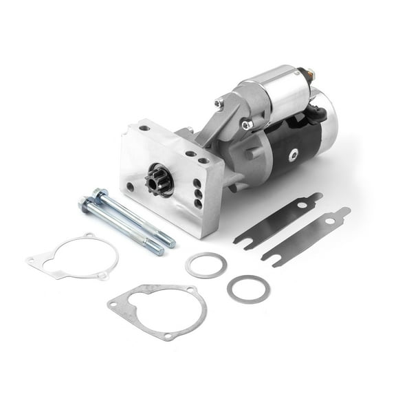 Speedmaster PCE393.1020.03 Compatible with Chevy SBC 350 BBC 454 10" 153T 11" 168T Mini High-Torque 4Hp Starter [Black]